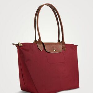 Longchamp Le Pliage Red Tote (Large)